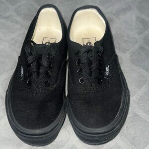 Kids black Vans